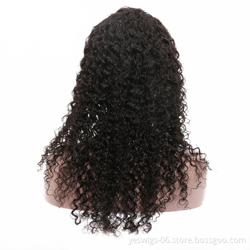 Cheap Human Hair Wigs  Brazilian Virgin Cuticle Aligned 100%Human Hair 13x4 Lace Front Wig Kinky Curly For Black Women Hot Sale